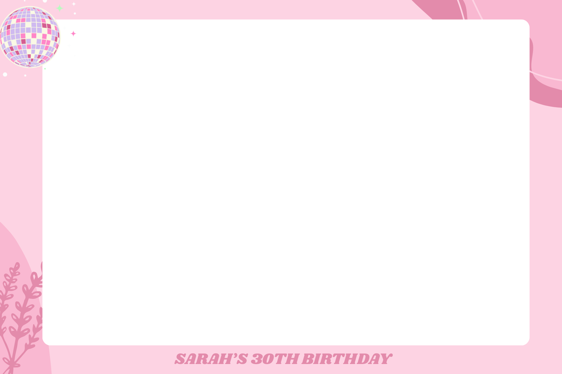 Template Anniversaire